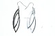Antik Huset 
presents: 
Cool 
earrings in 
sterling 
silver.
Length 5.5 cm.