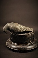 item no: Gammel bronze fugl nr.4