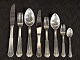 Hans Hansen; Arvesølv 8 silver cutlery, complete for 12 persons, 101 pieces