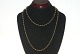 Antik Huset 
presents: 
Elegant 
ball Gold 
necklace 14 
carat gold