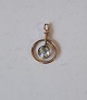 Karstens Antik 
presents: 
Vintage 
pendant in 8 kt 
gold with clear 
stone