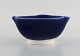 Wilhelm Kåge (1889-1960) for Farsta. Unique bowl in glazed ceramics. Beautiful 
glaze in shades of blue. 1930s.
