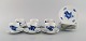 Royal Copenhagen Blue Flower Braided espresso service for six people. Mid-20th 
century. Model number 10/8046.
