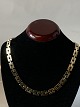 Block Necklace 3 Rk in 14 carat Gold
Stamped 585 Jøs
Thickness 2.67 mm approx
Length 45 cm cm