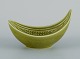 Gunnar Nylund (1904–1997) for Rörstrand. Rialto bowl in ceramic, organic shape 
with light green glaze.