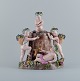 L'Art presents: 
Meissen, 
large antique 
figure group. 
Rare figure 
with semi-naked 
children and 
wine barrel.