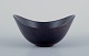 Gunnar Nylund for Rörstrand, ceramic bowl with glaze in blue and brown tones.