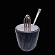 Bestik.dk 
presents: 
Arne Bang 
- O.M.V. 
Ehlers. 
Stoneware Jar 
with Sterling 
Silver Lid and 
Spoon.