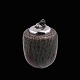 Arne Bang - 
C.C. Hermann. 
Stoneware Jar 
with Silver 
Lid.