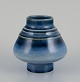 Olle Alberius (1926-1993) for Rörstrand, Sweden. Ceramic vase with a blue-toned 
glaze.