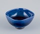 Berndt Friberg (1899-1981) for Gustavsberg, Sweden.
Unique miniature ceramic bowl with blue glaze.