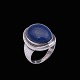 Bestik.dk 
presents: 
Georg 
Jensen. 
Sterling Silver 
Ring with Lapis 
Lazuli #46A - 
Harald Nielsen