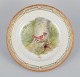 Royal Copenhagen Fauna Danica dinner plate with a motif of a fox in a landscape. 
Hand-painted.