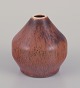 Bengt Ekeblad (1922-2003), Swedish ceramist for Rörstrand.
Unique miniature ceramic vase with glaze in reddish-brown shades. A rare vase.