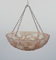 L'Art presents: 
René 
Lalique 
"Lausanne" 
Ceiling 
lamp/pendant 
lamp in clear 
and smoked art 
glass.