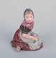Royal 
Copenhagen, 
regional 
figurine of a 
girl from Faroe 
...