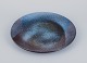 Ingrid Atterberg (1920-2008) for Upsala Ekeby, Sweden. "Colora" ceramic dish. 
Glaze in blue tones.