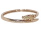 Georg Jensen 
18 carat gold 
bracelet with 
two rubies ...