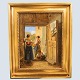 Antik 
Damgaard-
Lauritsen 
presents: 
Wilhelm 
Marstrand; 
Painting, 
conversing 
women in 
doorway