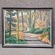 Kinnerup Antik 
& Porcelæn 
præsenterer: 
Mölg. A
maleri
Hovedgangen i 
skoven