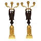 Aabenraa 
Antikvitetshandel 
presents: 
Pair of 
early 19th 
century 
firegilt bronze 
candelabra. 
Paris circa 
1800. ...