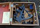 Russian sextant 
in a wooden 
case with 
various lenses, 
...