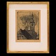 Aabenraa 
Antikvitetshandel 
presents: 
Emil Nolde 
etching and 
pencil. Towers 
of Petri and 
Patrocil in 
Soest, ...