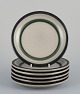L'Art presents: 
Bing & 
Grøndahl, 
"Tema". Six 
plates in 
stoneware.