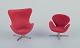L'Art presents: 
Arne 
Jacobsen, 
miniatures of 
the "Swan" and 
"Egg" chairs.