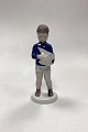 Bing and Grondahl Figurine Boy with Sailboat No. 2380