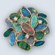Julia-Plana brooch in 18k white gold with opals and diamonds