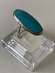Silver ring with turquoise
Stamped 925S
Size 55