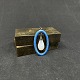 Harsted Antik 
presents: 
Pendant in 
silver with 
enamel and 
moonstone