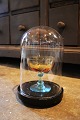 K&Co. presents: 
Decorative, 
old 
cylinder-shaped 
French glass 
Dome / Globe on 
a black wooden 
base for ...