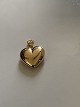 Antik Huset 
presents: 
Beautiful 
and elegant 
gold heart in 
14 carat gold. 
Stamped 585 SEJ 
Pendant for 
necklace ...