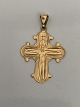 Antik Huset 
presents: 
Daymark 
cross in 14 
carat gold, for 
necklace. 
Stamped 585 HJ