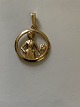 Antik Huset 
presents: 
Pendant 
Virgo Zodiac in 
14 carat Gold
Stamped 585 HS