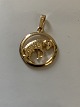 Antik Huset 
presents: 
Zodiac 
sign for gold 
chain, Aries. 
Pendants/Charms 
14 carat Gold