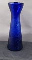 Antikkram 
presents: 
Large 
Hyacinth 
glasses in dark 
blue glass with 
net pattern 
22cm