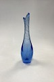 Danam Antik 
presents: 
Holmegaard/Kastrup 
Light Blue 
Duckling Vase 
with Bubbles