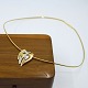 Georg Jensen; 
Fusion  
necklace of 18k 
gold set with 
diamonds