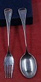 Antikkram 
presents: 
Patricia 
Children's 
cutlery of 
Danish solid 
silver. 2 
pieces child's 
cutlery.