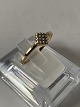 Antik Huset 
presents: 
Ladies' 
ring in 14 
carat gold with 
diamonds
Stamped 14k
Size 55