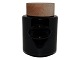 Antik K 
presents: 
Holmegaard 
Palet
Black lidded 
jar