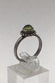Danam Antik 
presents: 
Georg 
Jensen Sterling 
Silver Ring No. 
9B (Peridot)