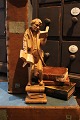 K&Co. presents: 
Old figure 
in carved wood 
of a real 
"Bookworm", a 
man who stands 
engrossed and 
holds a lot of 
...