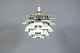 Roxy Klassik presents: Poul Henningsen/Louis Poulsen.The Artichoke.Chromed Steel/ white paint.72 cm ...
