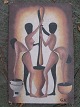 Modernist and provocative art in paintbrush technique. Right now I do not know all the details ...