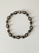 Danam Antik presents: Georg Jensen Sterling Silver Necklace with Stones and Silver Stones #419
