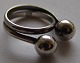 N.E. From Sterling Silver Ring with Balls. Looks a lot like one of Bent Knudsens designs. ...